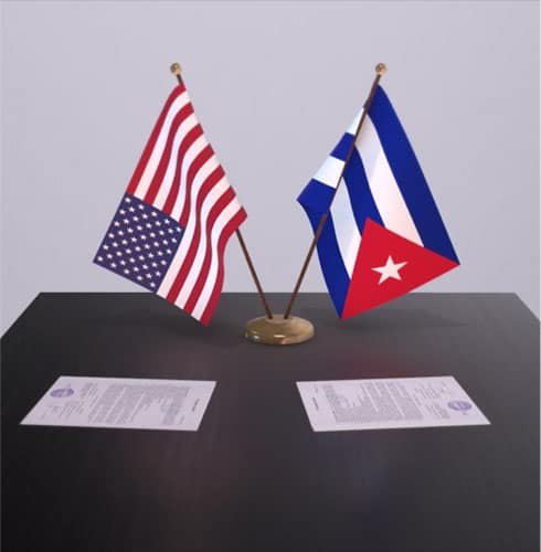 USA and Cuban flags - What is the current relationship between the U.S. and Cuba?